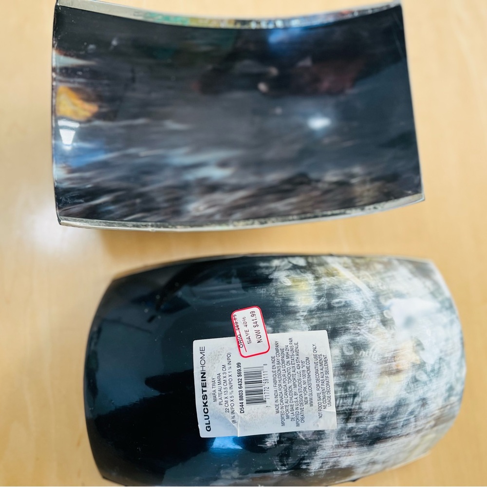 Black and Gray Decorative Vase